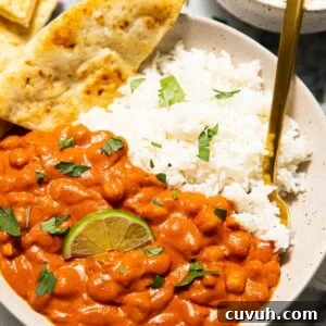 Chickpea Tikka Masala Recipe: Flavorful Vegan Curry in 30 Minutes 11 Spicy vegan tikka masala with rice and naan.