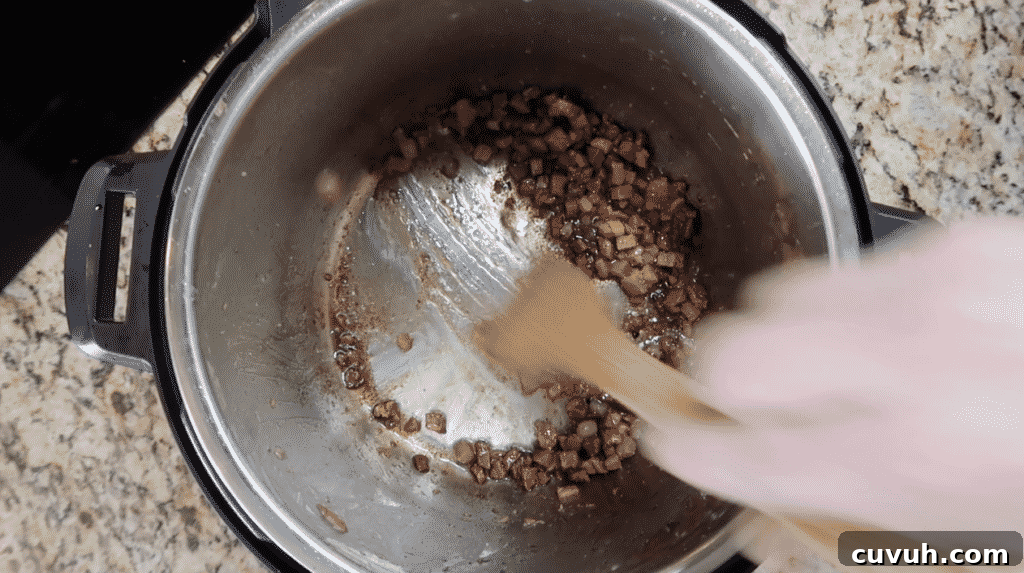 Deglazing pot