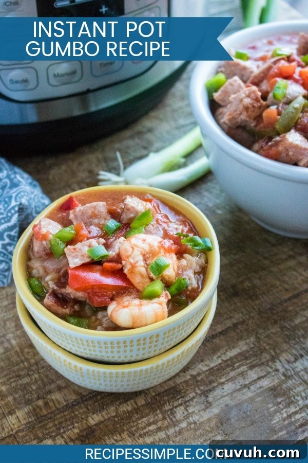 Instant Pot Pressure Cooker Gumbo Recipe
