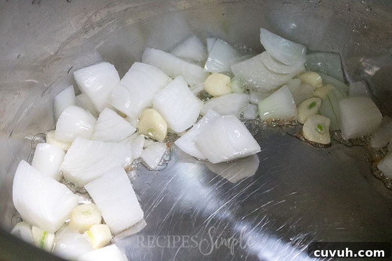 Instant Pot Gumbo Saute Onions And Garlic