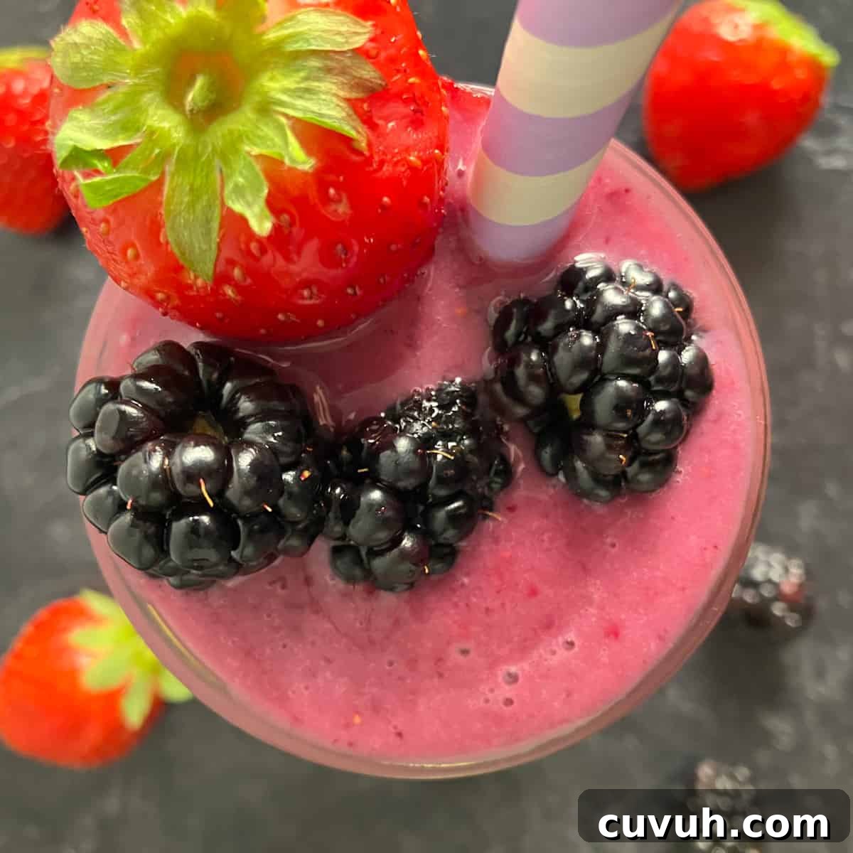 Dairy-Free Blackberry Strawberry Banana Smoothie Recipe 6 blackberry strawberry banana smoothie recipe