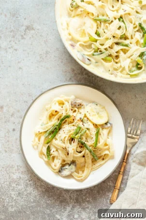 Vegan Lemon Asparagus Pasta