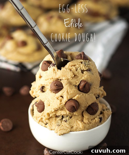 Edible chocolate chip cookie dough 5