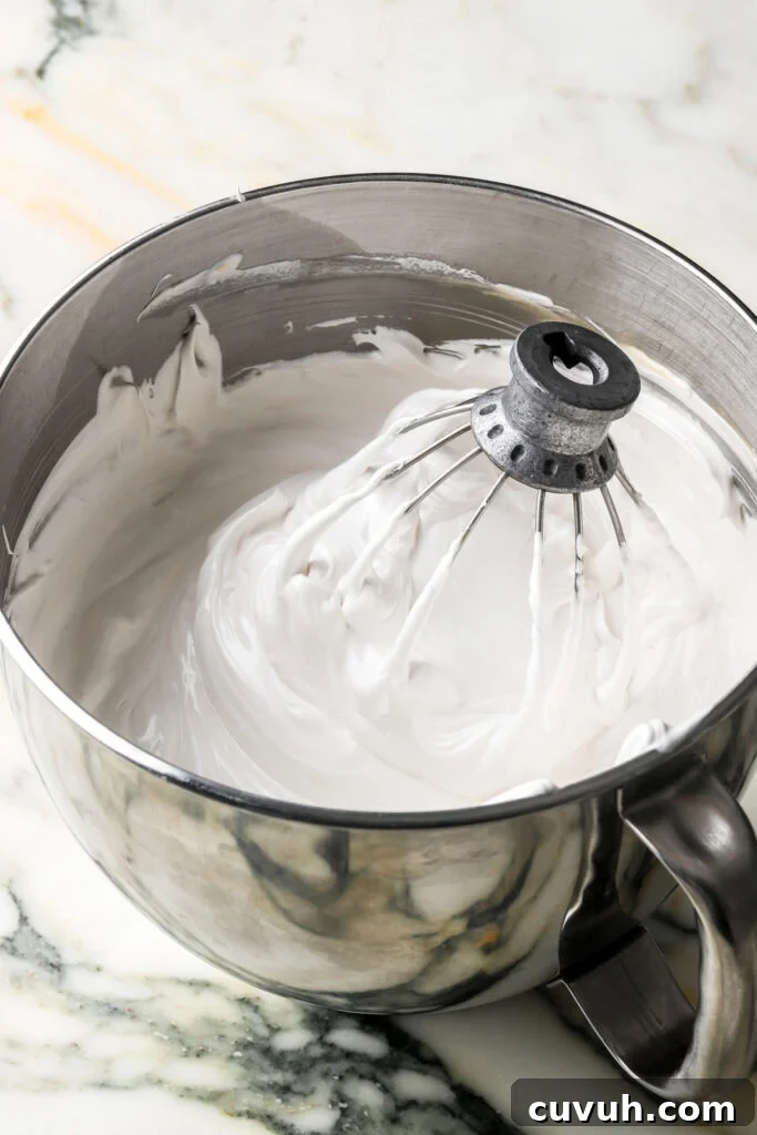 Party-Size Vanilla Birthday Sheet Cake Recipe 14 Marshmallowy Swiss meringue