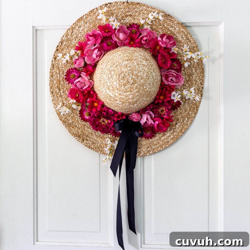21 Chic DIY Summer Crafts to Refresh Your Home Decor 14 12. Summer Wreath