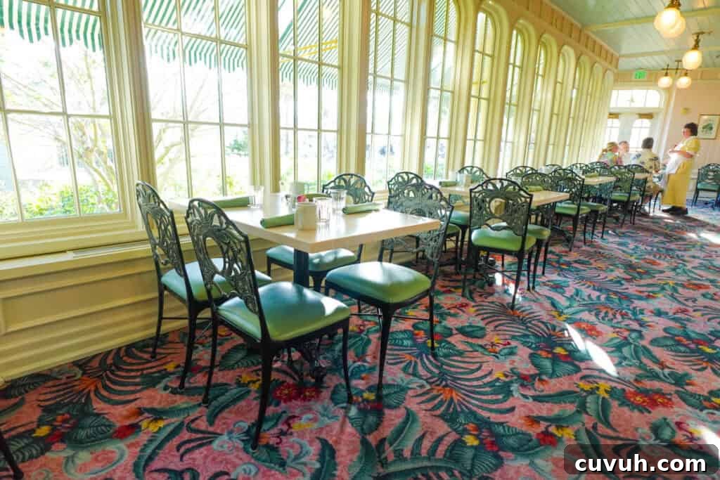Morning Menu at The Crystal Palace: Signature Breakfast Dishes 11 dining area at The Crystal Palace.
