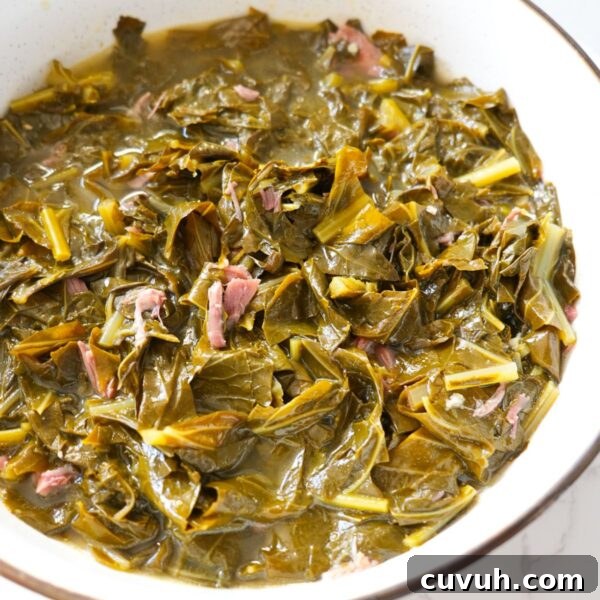 Jerk Turkey Breast Recipe: Spicy Caribbean-Rubbed Roasted Turkey 7 Tender soul food collard greens with smoked meat and savory broth.