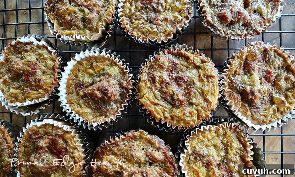 Liver Pâté Guide for Keto and Carnivore Diets: Recipes & Tips 8 Meat muffins hidden liver on a cooling wire rack.