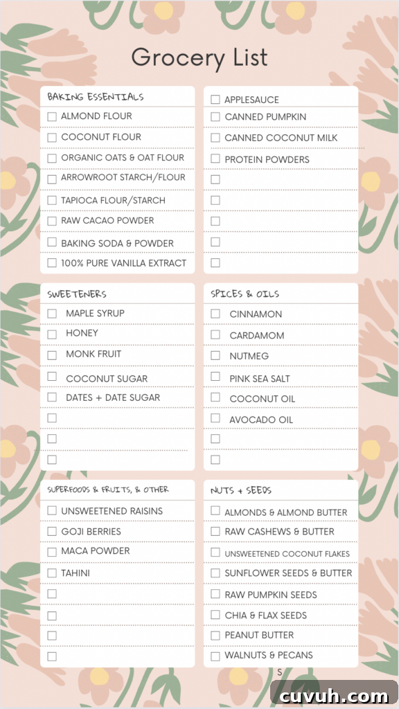 Must-Have Pantry Staples for Healthy Baking Success 6 Pantry Essentials Grocery list