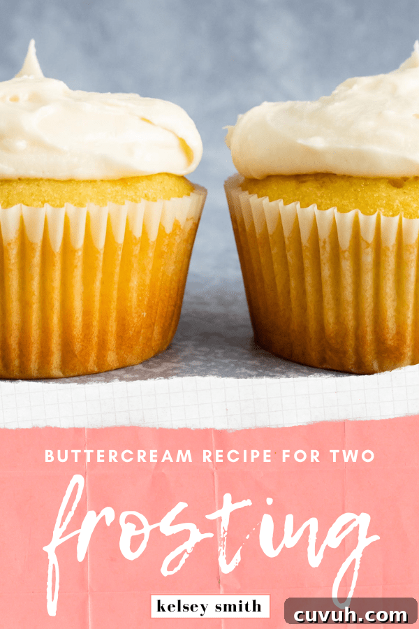 Small-Batch Buttercream Frosting Recipe for Two Cupcakes 5 img 4434 7