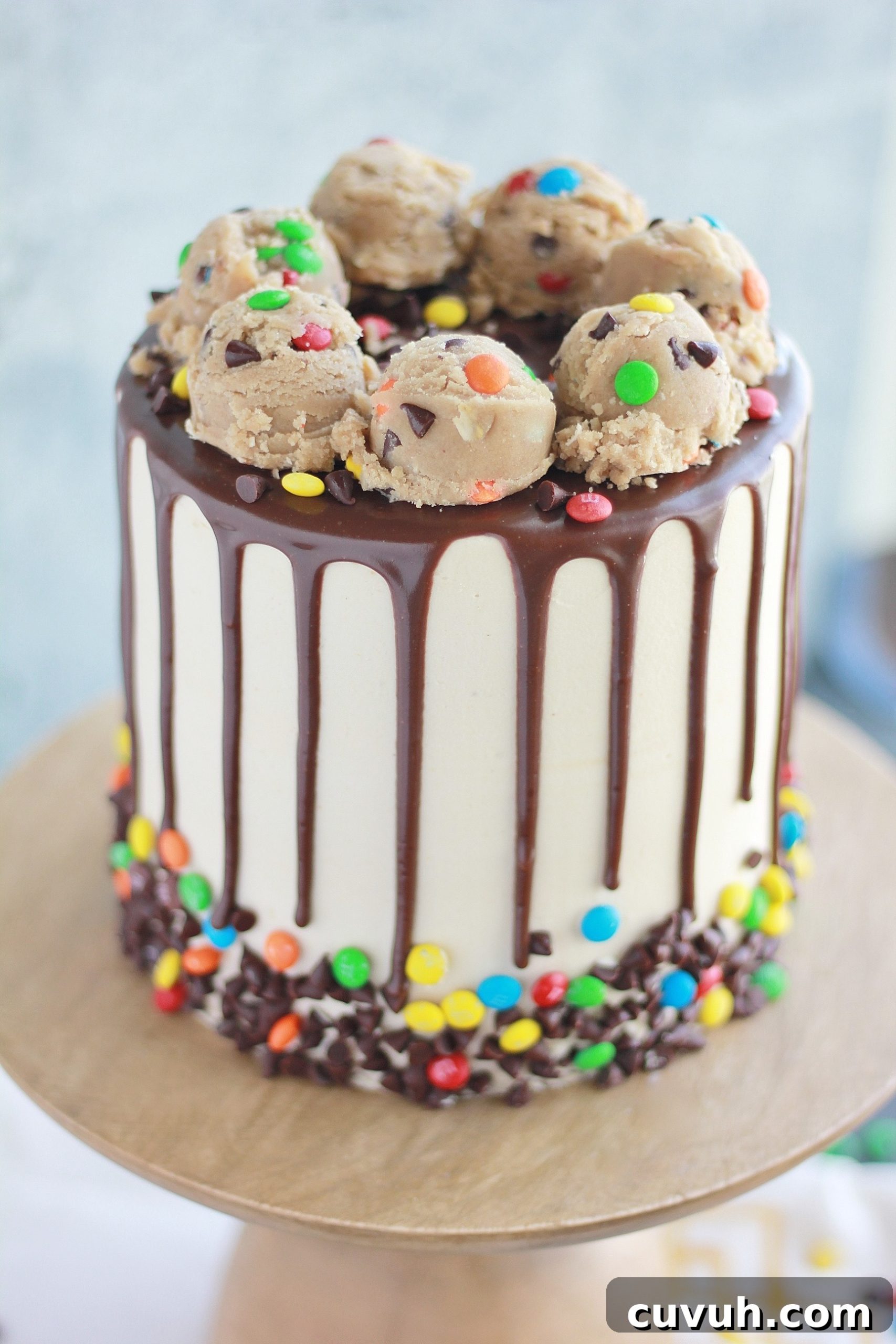 Monster Cookie Cake Recipe: Chewy, Candy-Packed Dessert 5 img 4467 4 scaled