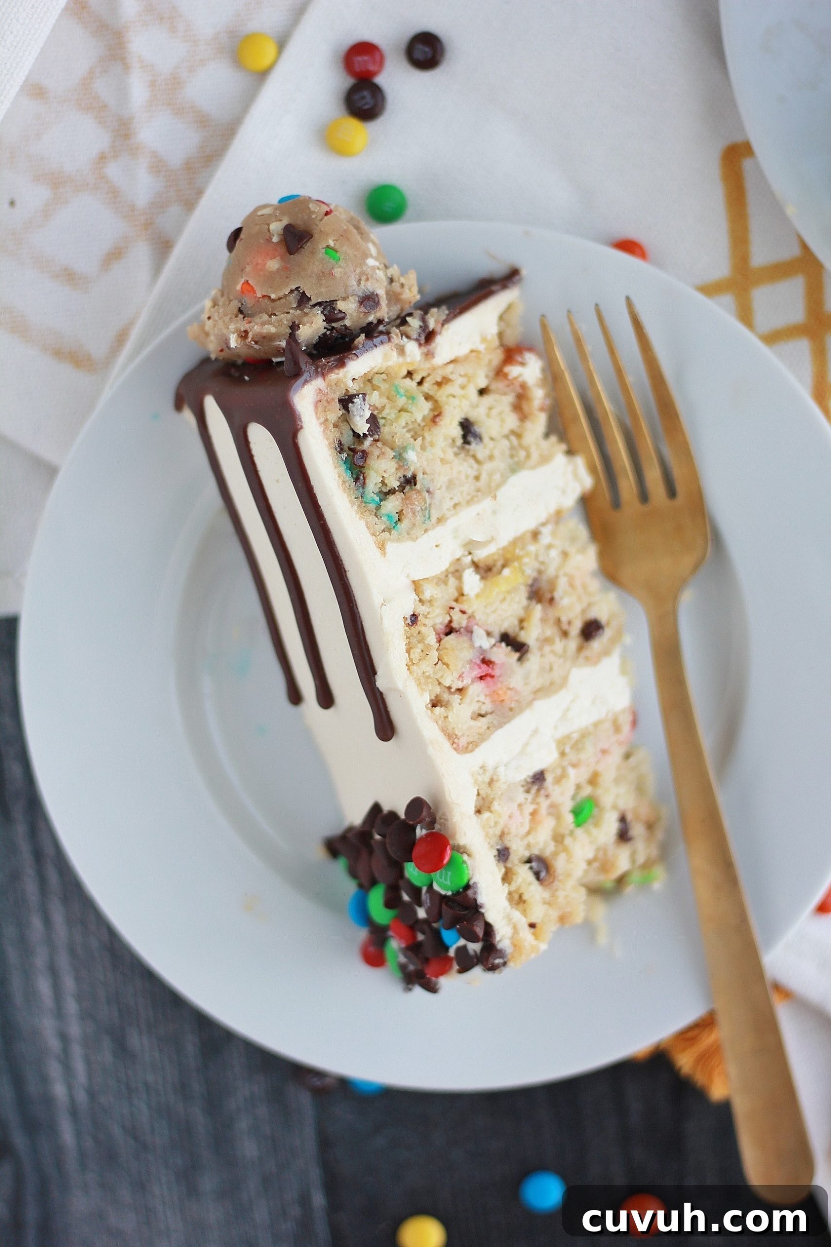 Monster Cookie Cake Recipe: Chewy, Candy-Packed Dessert 7 img 4467 6 scaled
