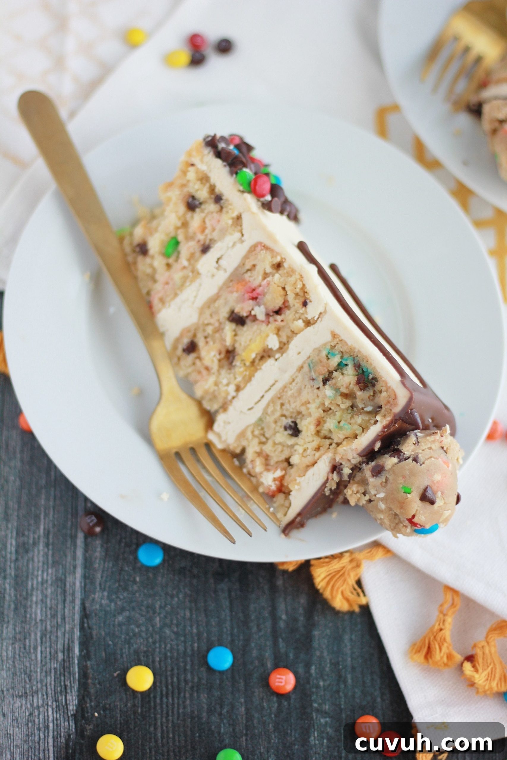 Monster Cookie Cake Recipe: Chewy, Candy-Packed Dessert 8 img 4467 7 scaled