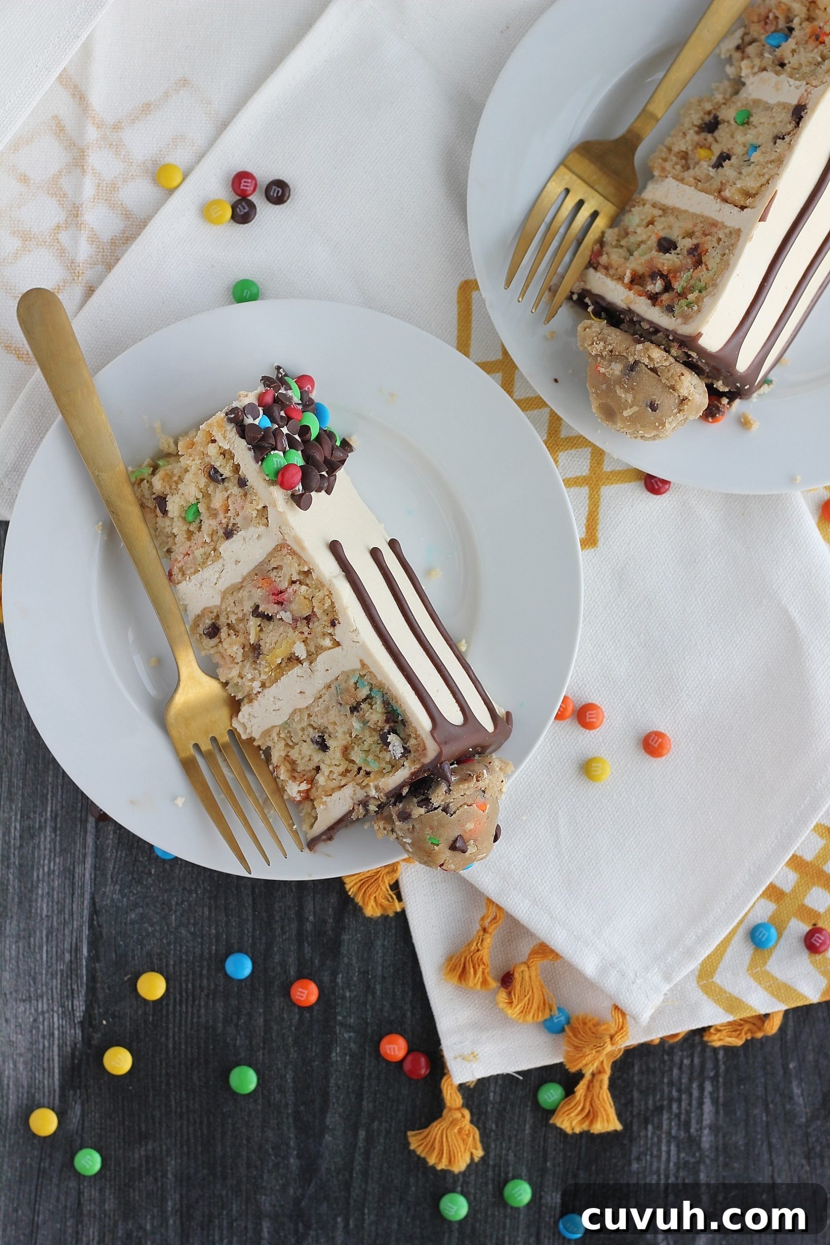 Monster Cookie Cake Recipe: Chewy, Candy-Packed Dessert 9 img 4467 8 scaled