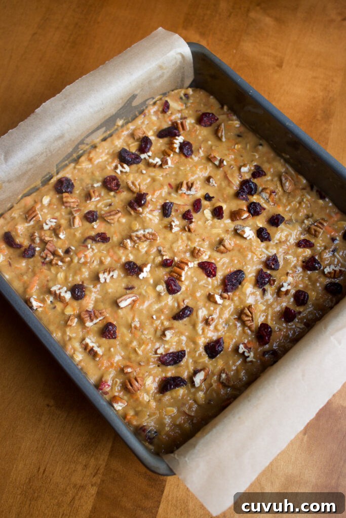 Classic Morning Glory Cake Recipe with Carrot, Apple & Walnuts 9 Ready to bake