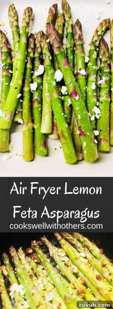 Crispy Air Fryer Lemon Feta Asparagus Recipe 11 img 4646 10