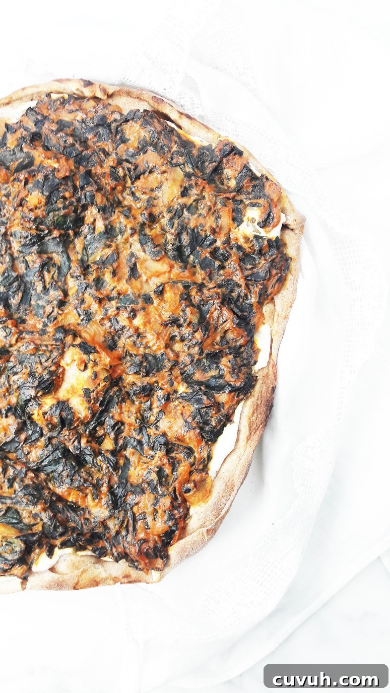 Whole Wheat Palak Paneer Pizza Recipe: Indian Spinach Cottage Cheese Pizza 3 Indian wholewheat palak paneer pizza.