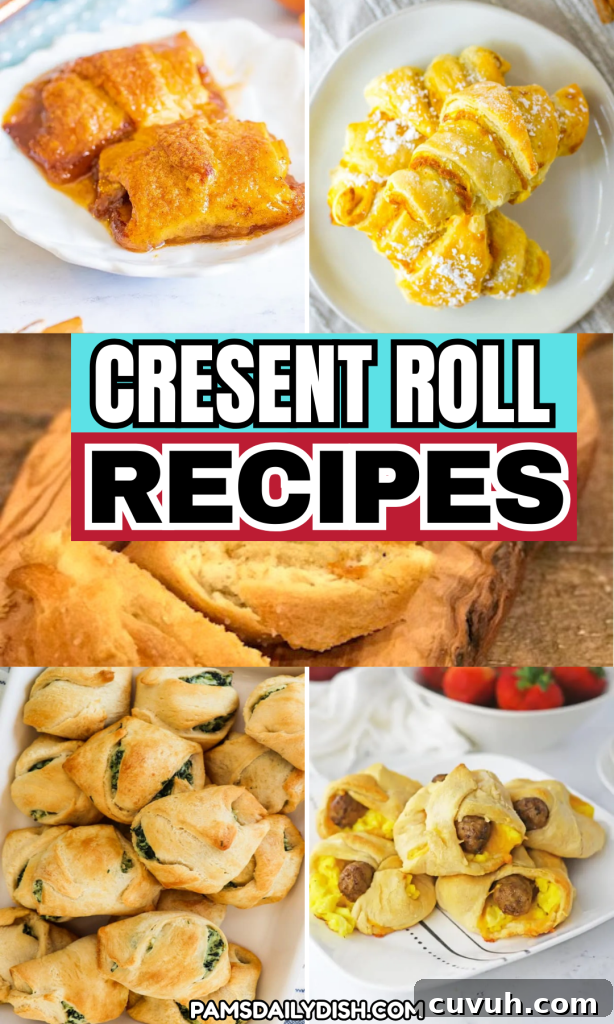 Roundup Image for Crescent Roll Recipes 