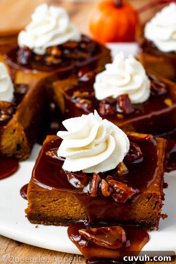 Pumpkin Pie Bars with Maple Pecan Praline Sauce Recipe 10 Pumpkin Pie Bars with Maple Pecan Praline Sauce