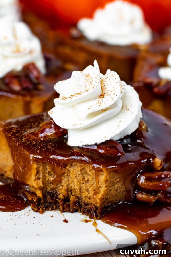 Pumpkin Pie Bars with Maple Pecan Praline Sauce Recipe 17 Pumpkin Pie Bars with Maple Pecan Praline Sauce
