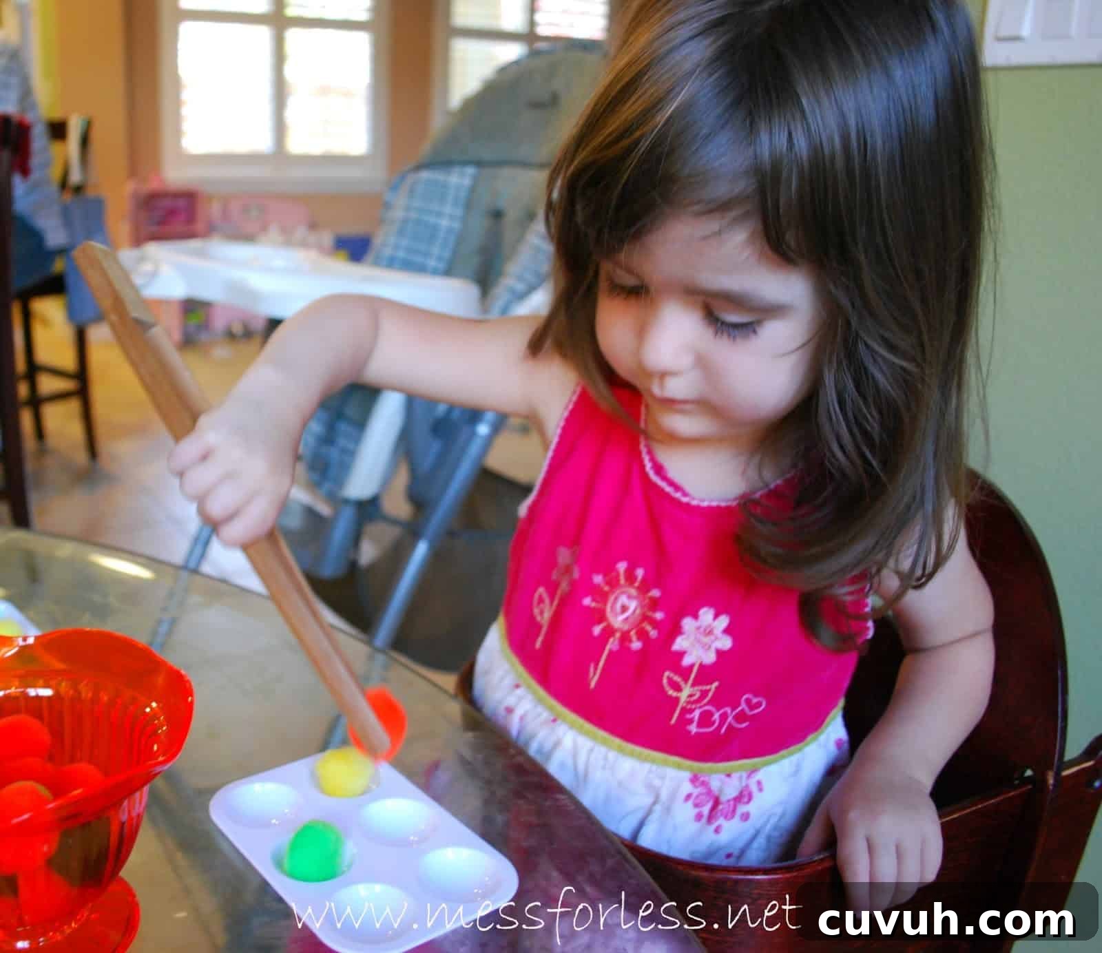 Fine Motor Skills Activity with Tongs