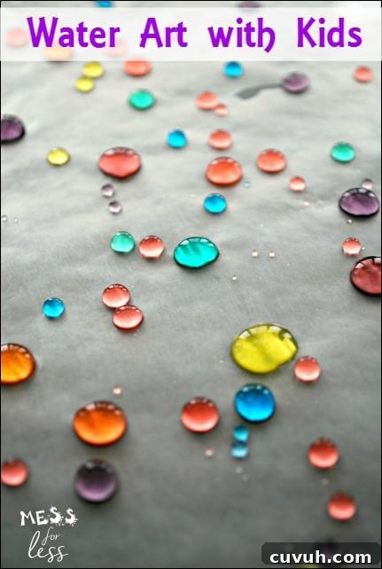 Fine Motor Skills Water Art