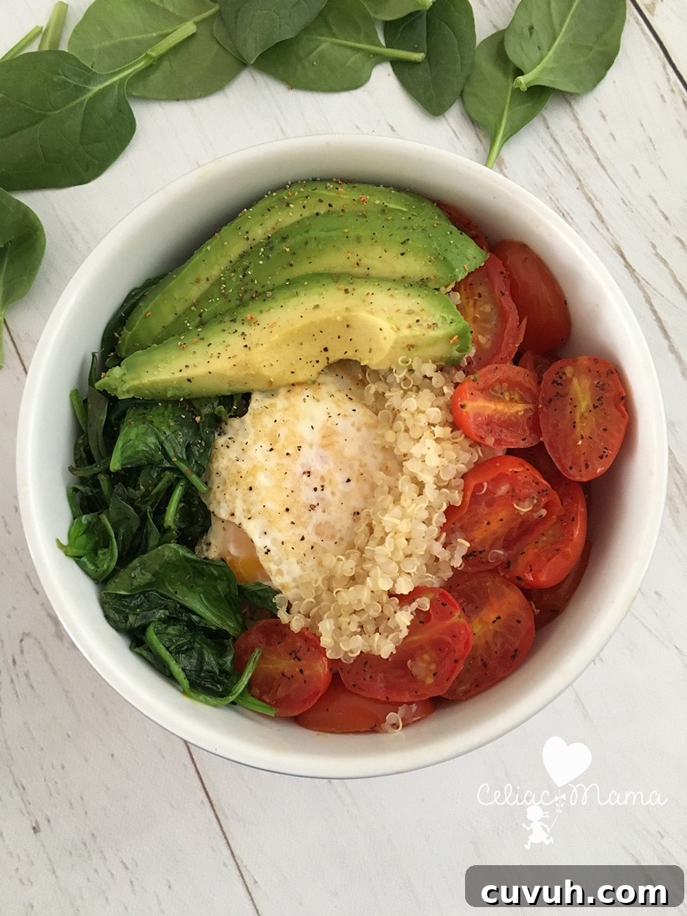gluten free protein breakfast bowl