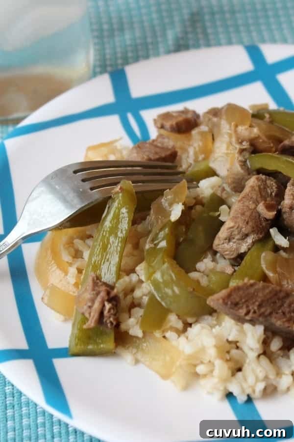 pepper steak without tomatoes