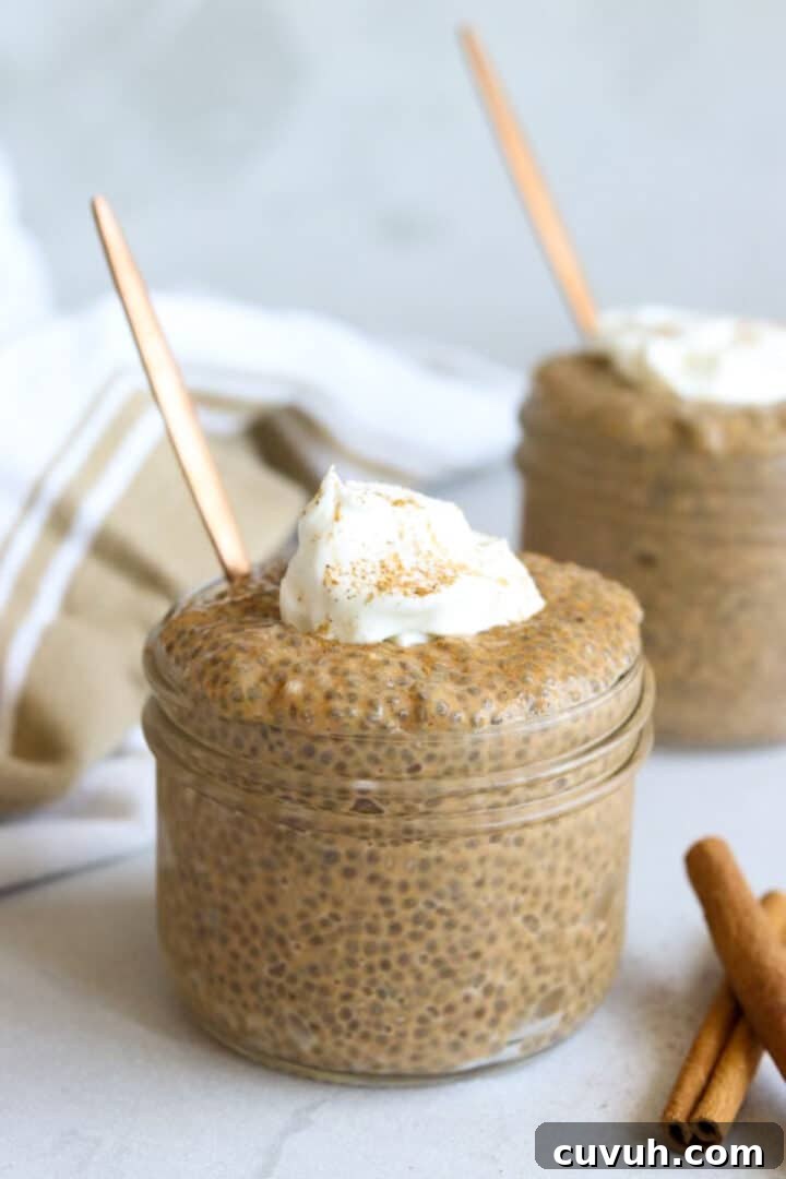 Pumpkin chia seeds pudding