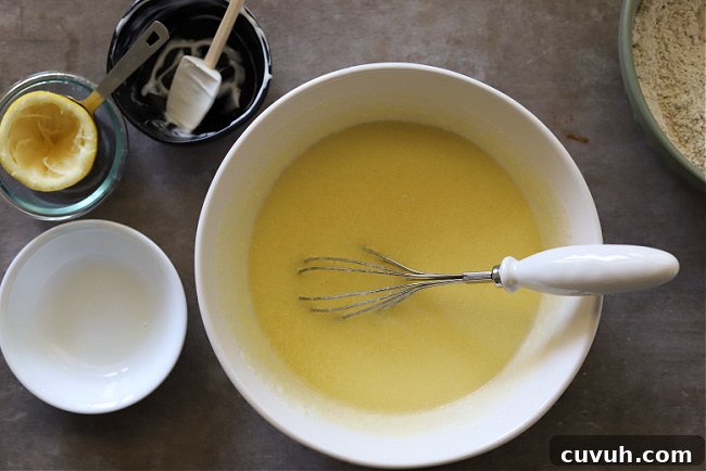 wet ingredients for gluten-free zucchini bread