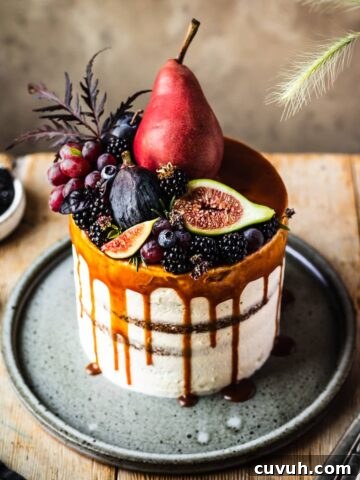 Blackberry poppy seed cake.
