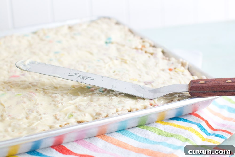 Lucky Charms S'mores Treats: Magic Marshmallow Dessert Recipe 14 Lucky Charms Treats S'mores white chocolate spread