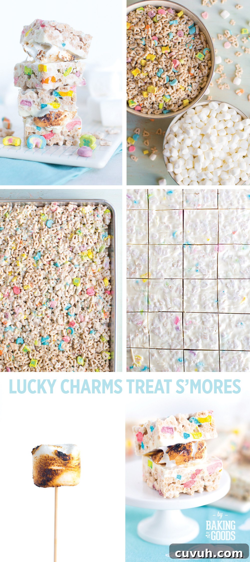 Lucky Charms S'mores Treats: Magic Marshmallow Dessert Recipe 23 Lucky Charms Treat S'mores, step-by-step