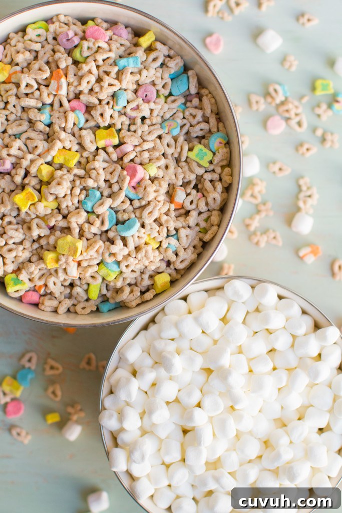 Lucky Charms S'mores Treats: Magic Marshmallow Dessert Recipe 4 Lucky Charms and Mini Marshmallows