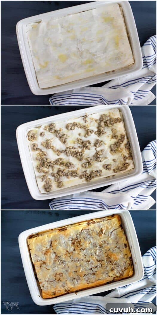 Layered Burek: Flaky Fillo Meat Pie Recipe 3 How to make burek, a meat fillo pie