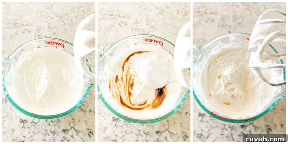 whipped cream topping