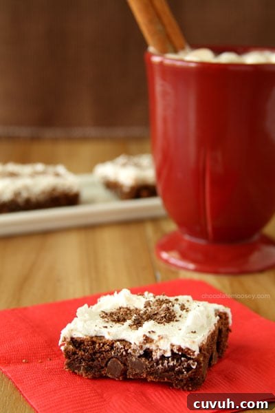 Mexican Hot Chocolate Brownie Cookie Bars | www.chocolatemoosey.com