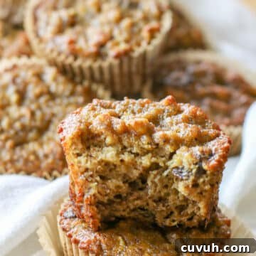 Paleo Coconut Flour Banana Bread Muffins