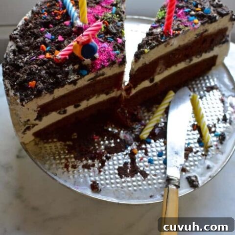 Cookies and Cream Ice Cream Cake