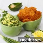 Zesty lemon and herb guacamole