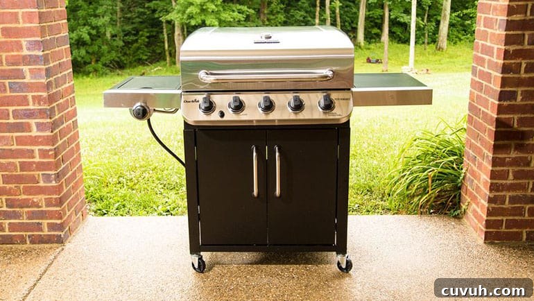 Char-Broil Performance Gas Grill Review: Features, Specs & Verdict 2 char broil grill on large patio