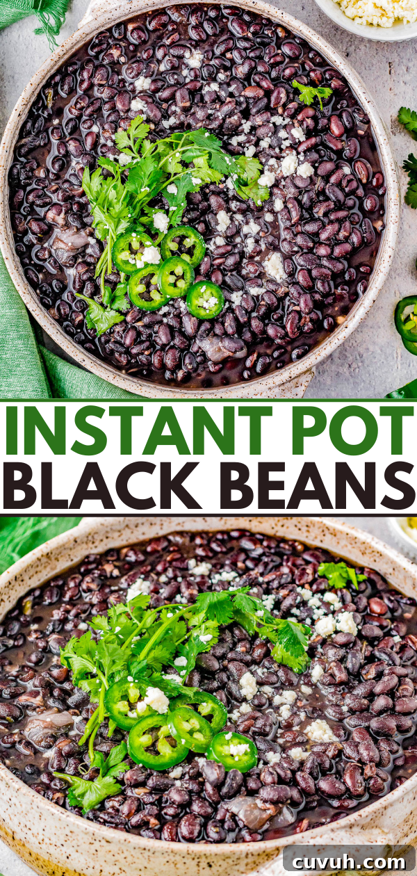 Quick Instant Pot Black Beans Recipe for Perfectly Tender Beans 12 Cooking tip: check bean doneness