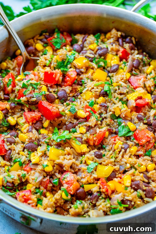 Quick Instant Pot Black Beans Recipe for Perfectly Tender Beans 19 Rice, beans and quinoa medley