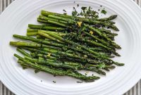 Oven-Roasted Asparagus with Mint Gremolata