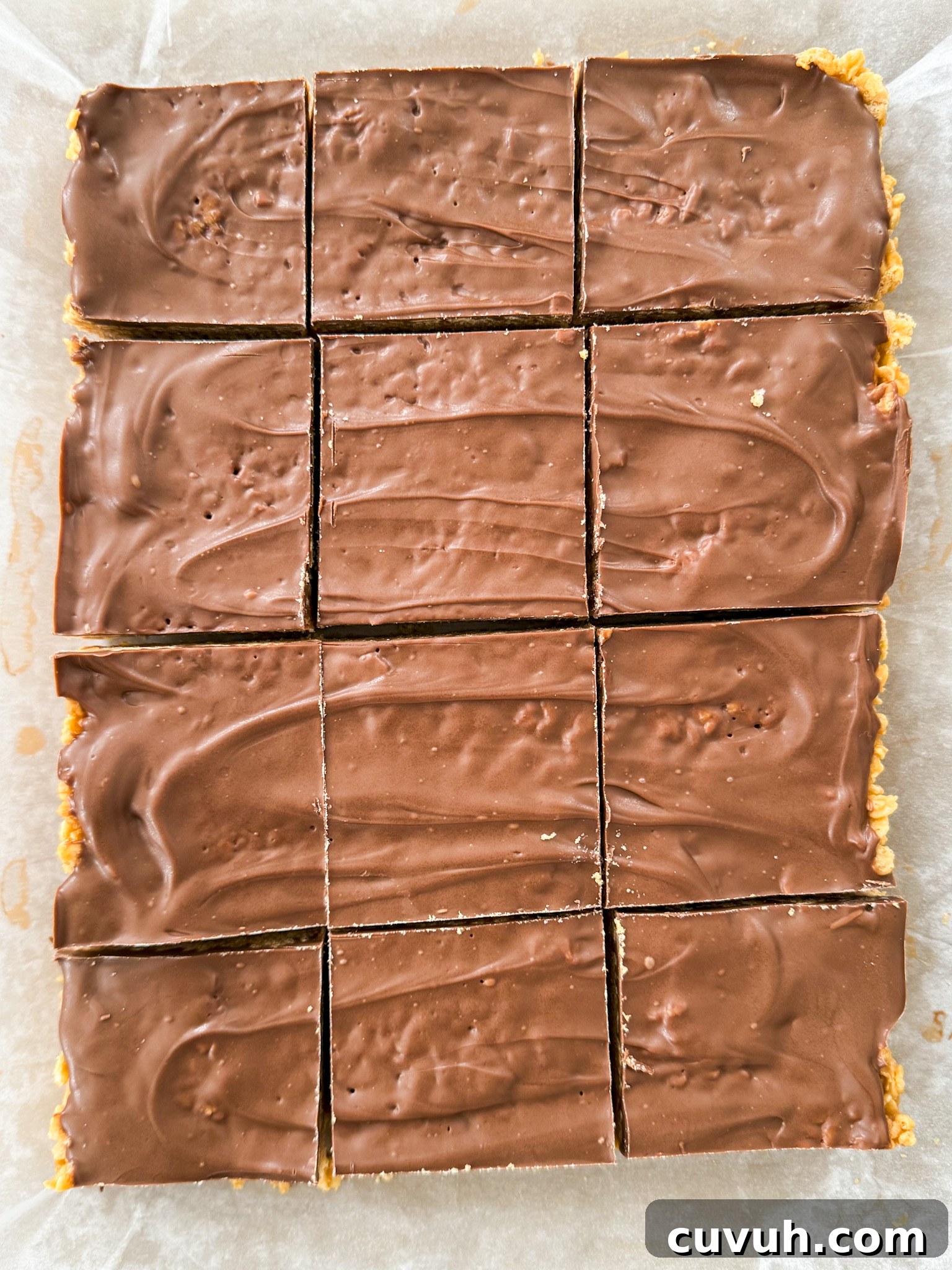 scotcheroo bars on a plate