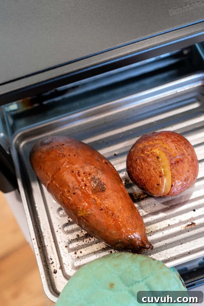 Baking Potatoes in a Toaster Oven