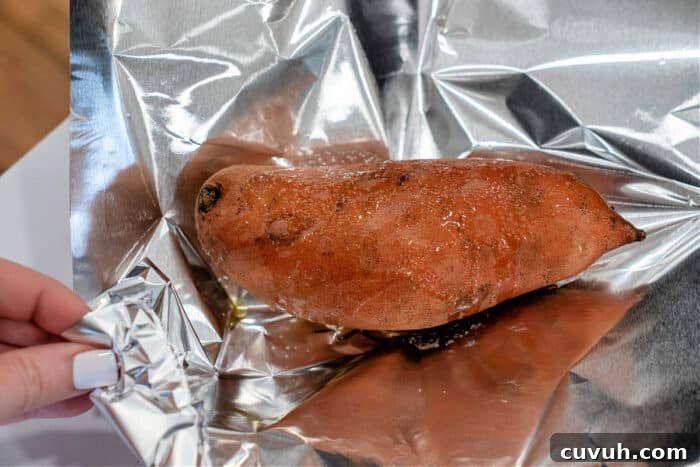 Sweet Potato in Toaster Oven