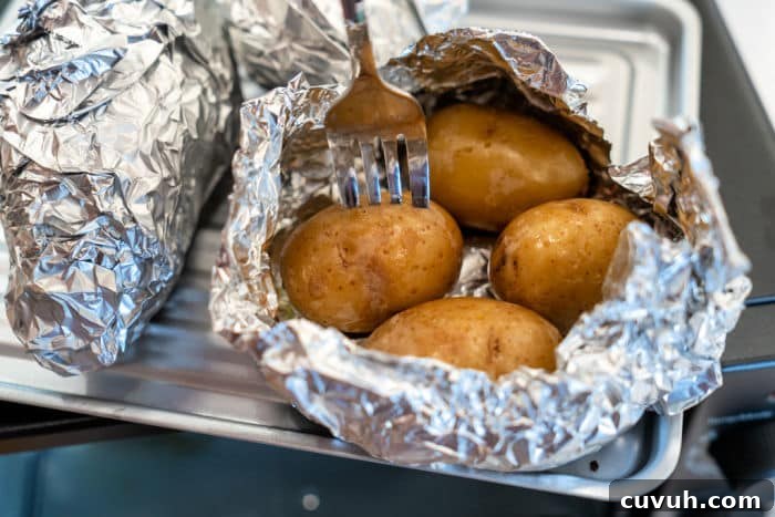 petite potatoes in toaster oven
