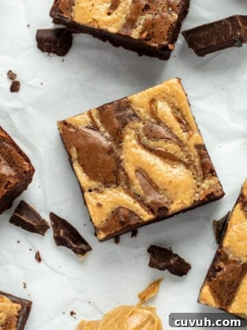 Chocolate Peanut Butter Brownies