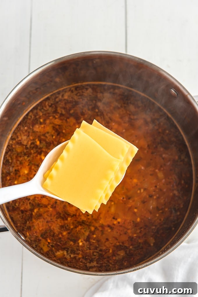 lasagna soup recipe